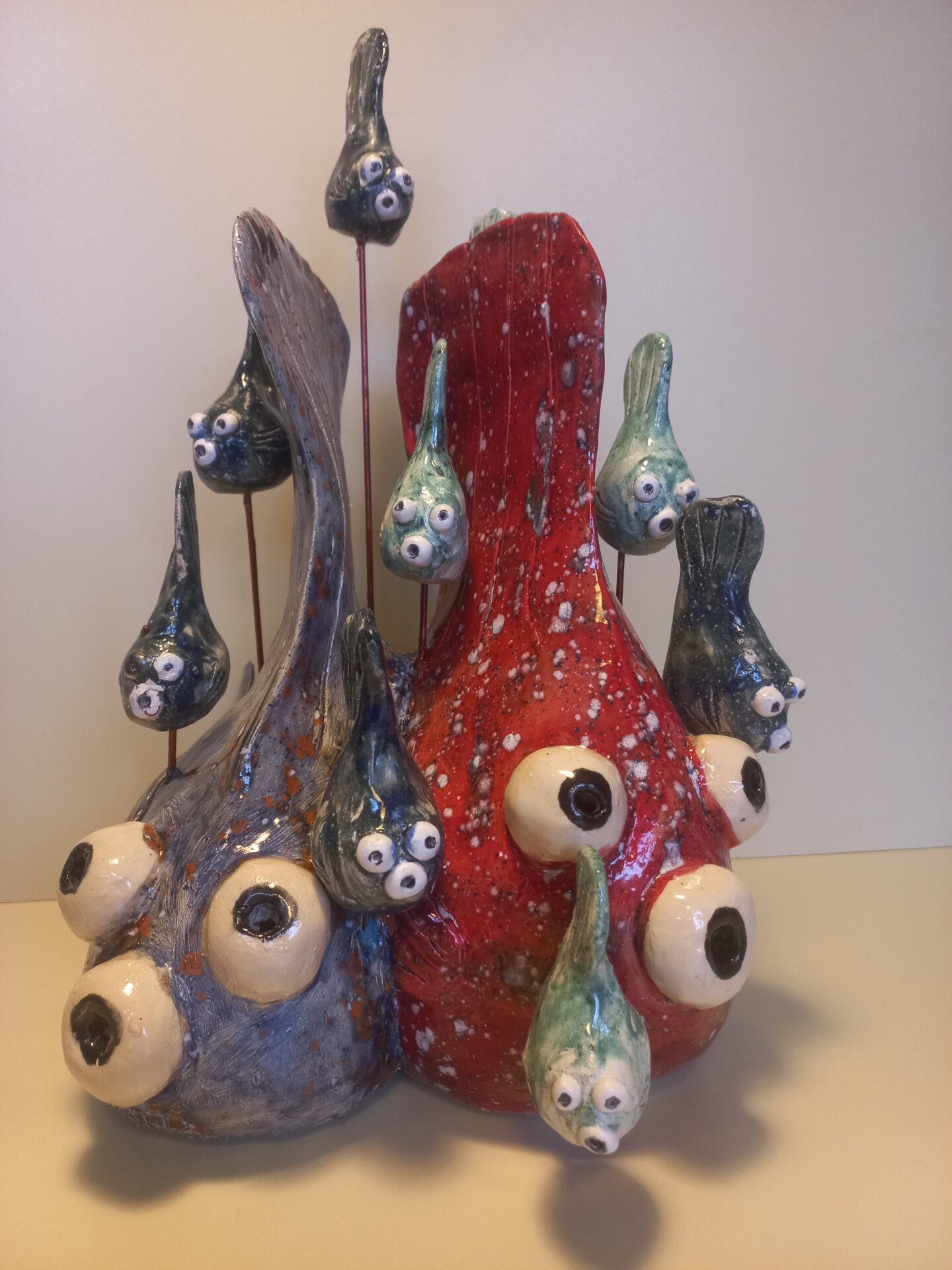 Keramiek fluitiste Frits Bruinsma