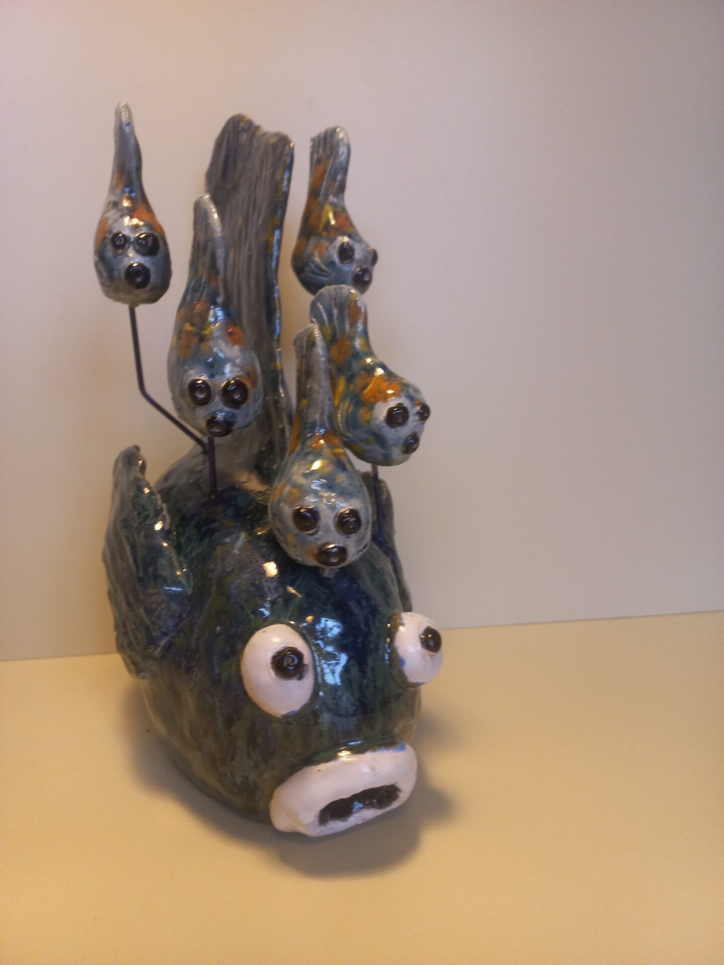 Keramiek fluitiste Frits Bruinsma