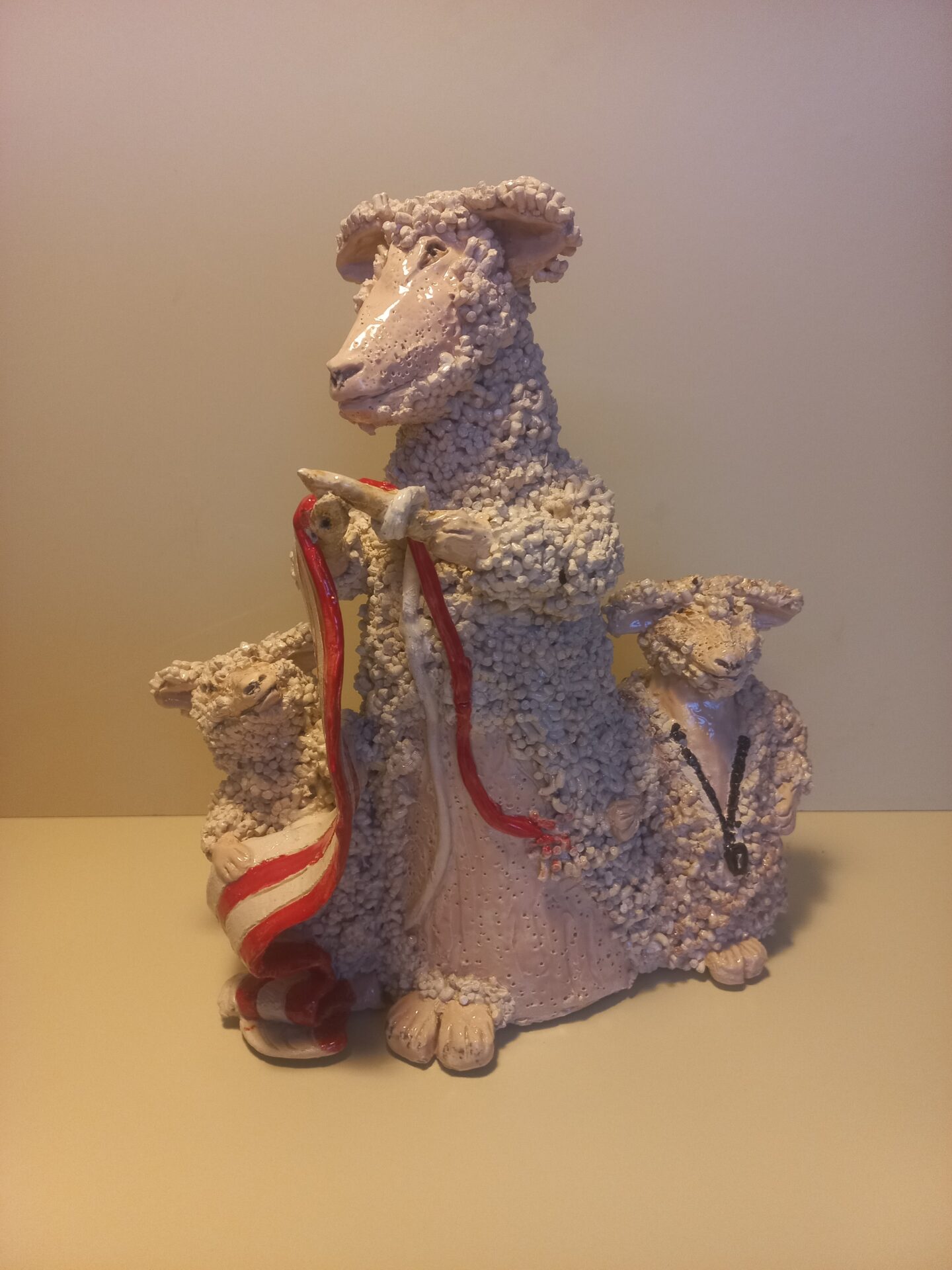 Keramiek fluitiste Frits Bruinsma